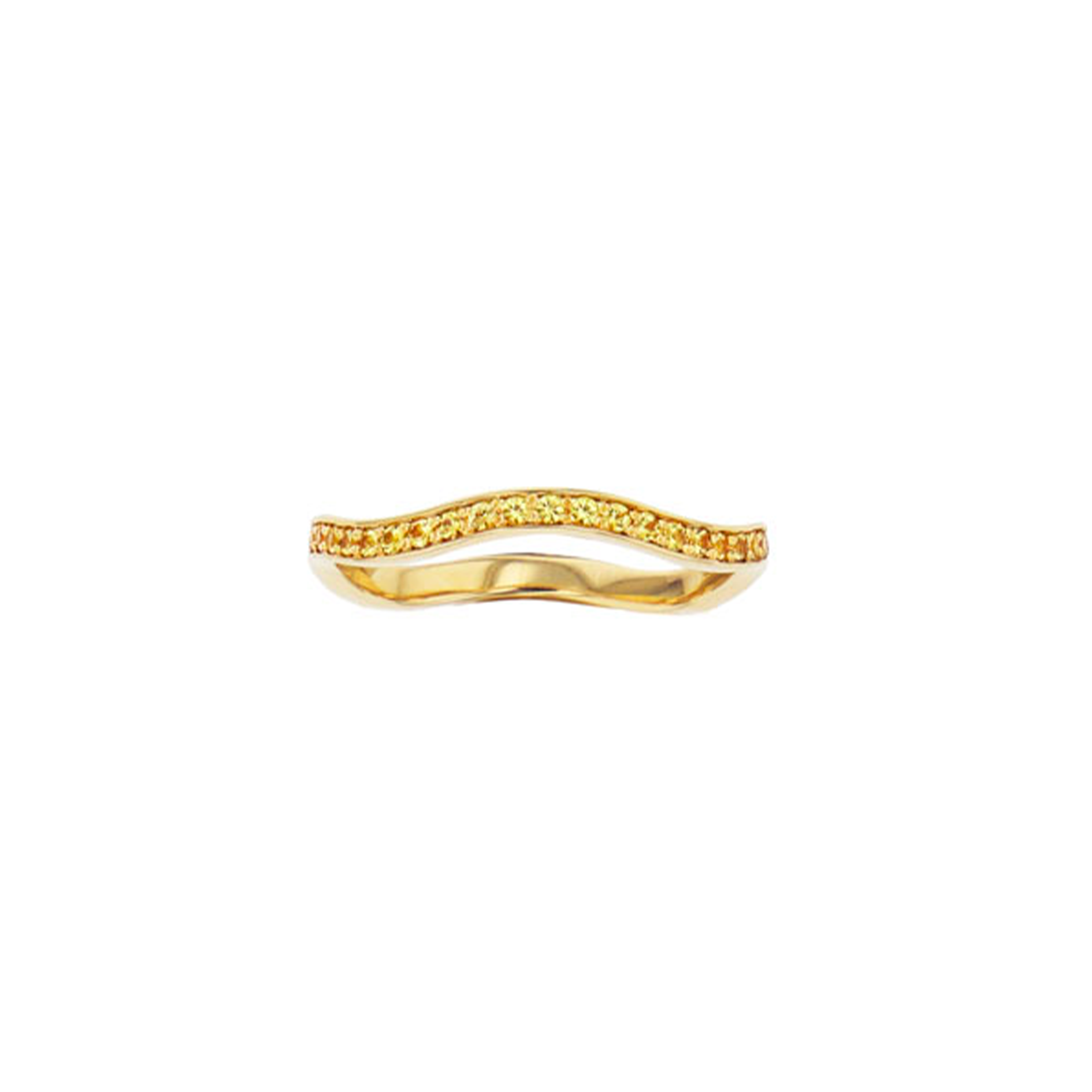 Yellow Sapphires Stylet Ring